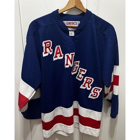 Reebok Other - Vintage‎ New York Rangers Team Jersey CCM Blue Size Medium